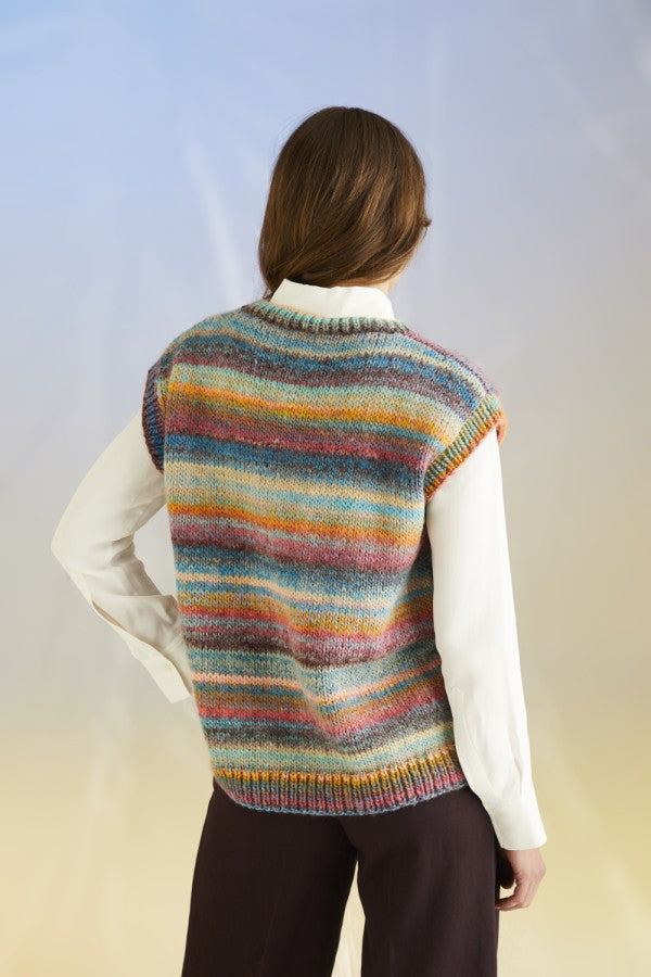 Sirdar 10700 Vest in Jewelspun with Wool Chunky Booklet