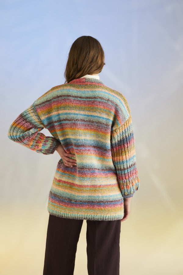 Sirdar 10705 Cardigan in Jewelspun with Wool Chunky Booklet