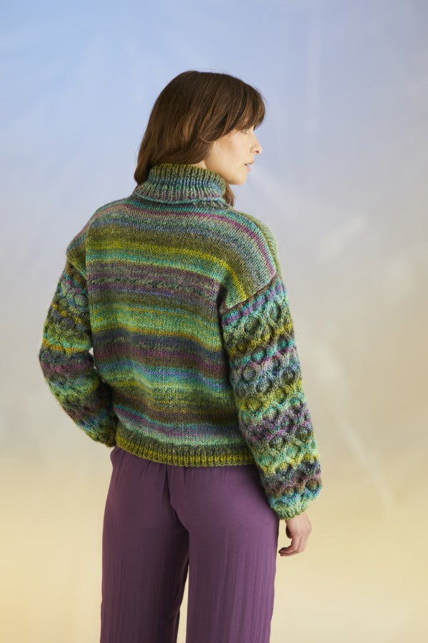 Sirdar 10706 Sweater and Scarf in Jewelspun with Wool Chunky Booklet