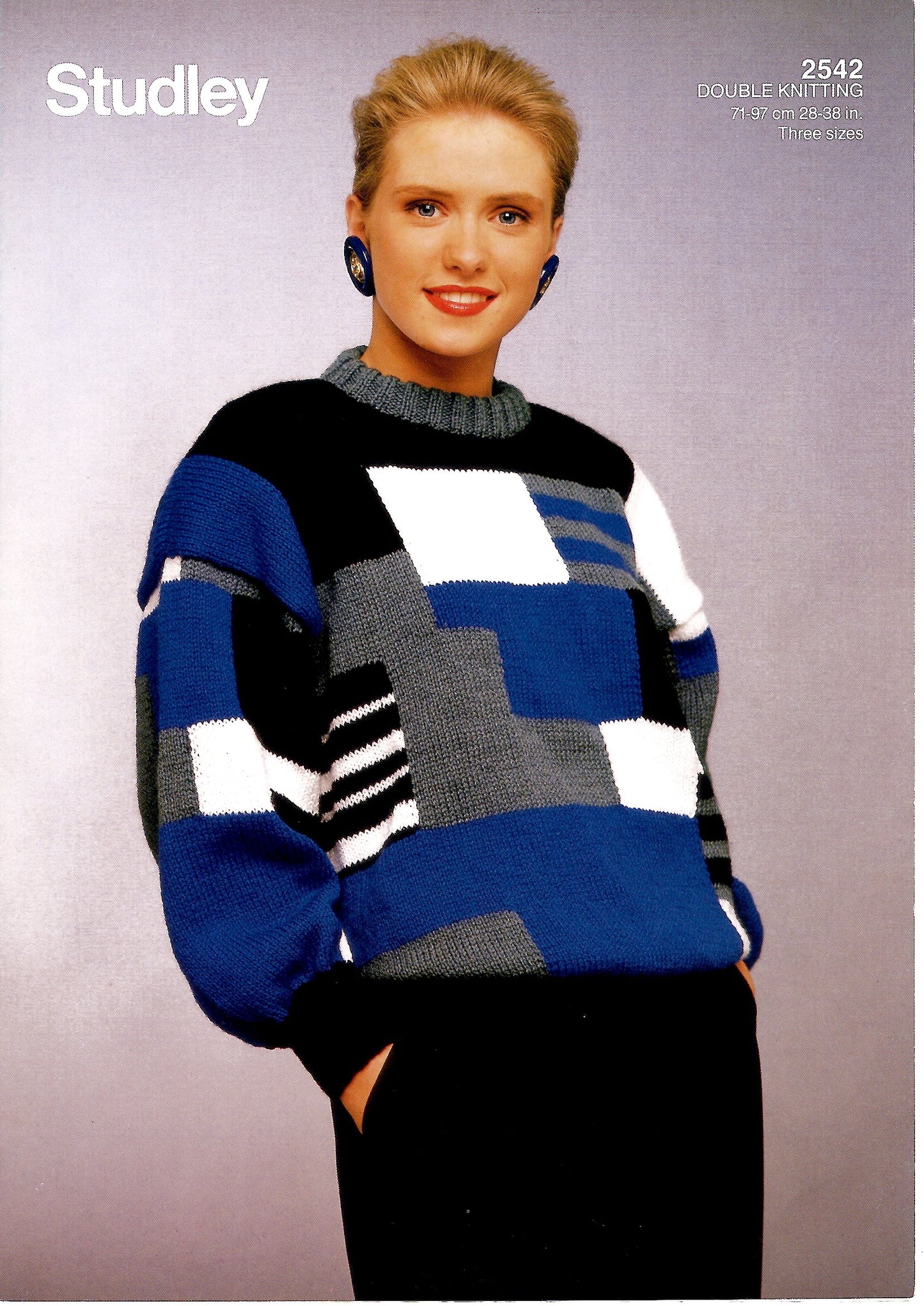 Studley 2542 DK Multicoloured Sweater (Downloadable PDF)