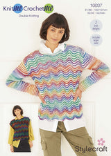 Stylecraft 10037 Sweater and Tank Top in Knit Me, Crochet Me Pattern