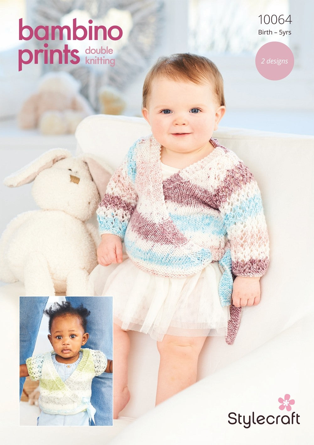 Stylecraft 10064 Cardigans in Bambino Print DK Leaflet