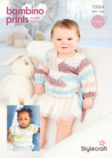 Stylecraft 10064 Cardigans in Bambino Print DK Leaflet