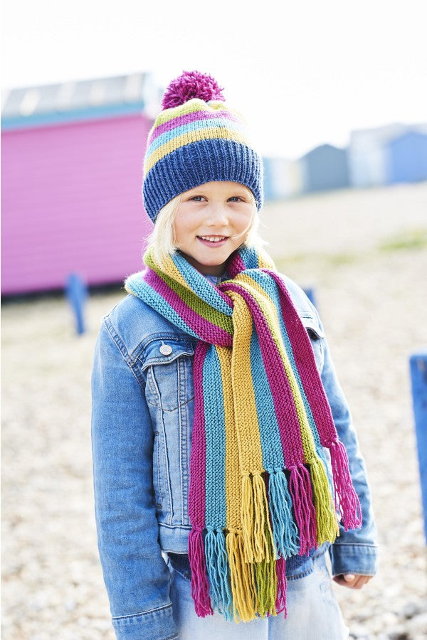 Stylecraft 9705 Sweater, Scarf and Hat in Bellissima DK Leaflet
