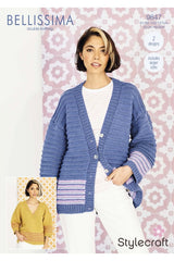 Stylecraft 9847 Cardigan and Sweater in Bellissima DK Leaflet
