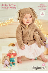 Stylecraft 9855 Bunny Toys and Jacket in Bambino DK and Bellissima DK Leaflet
