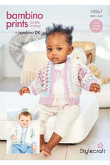 Stylecraft 10067 Crochet Cardigans in Bambino DK and Bambino Print DK Leaflet