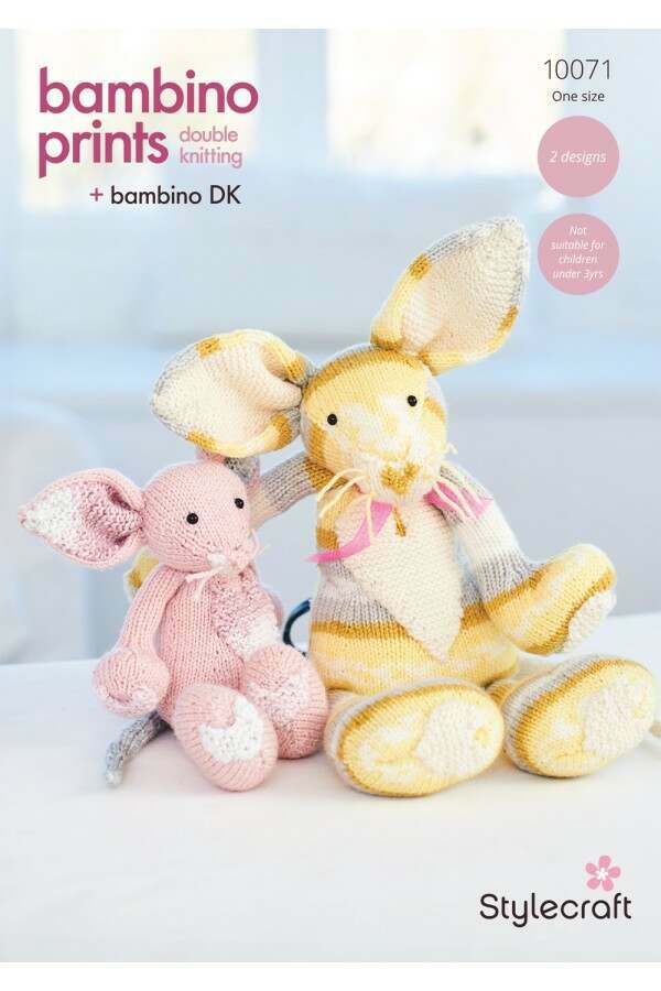Stylecraft 10071 Cat Toys in Bambino DK and Bambino Print DK Leaflet
