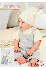 Stylecraft 9498 T-Shirt, Dungarees and Hat in Bambino DK Leaflet
