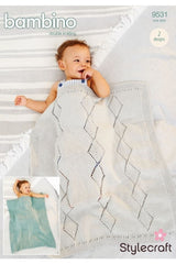 Stylecraft 9531 Blankets in Bambino DK Leaflet