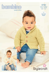 Stylecraft 9760 Cardigans in Bambino DK Leaflet