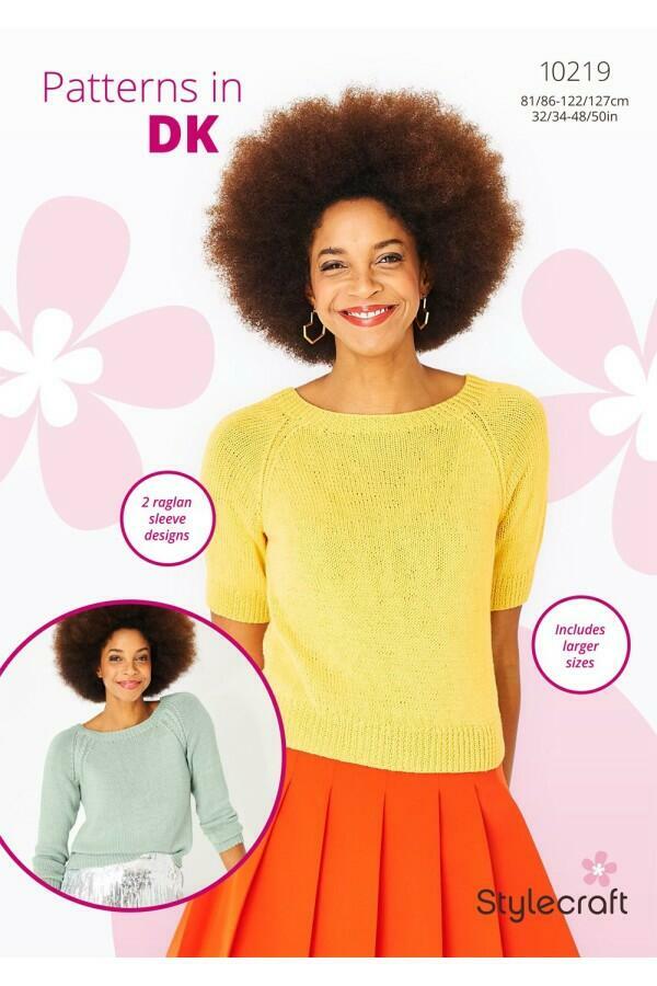 Stylecraft 10219 Sweaters in Cotton Twist DK Leaflet