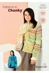Stylecraft 10266 Cardigans and Scarves in Dream Cloud Chunky Leaflet