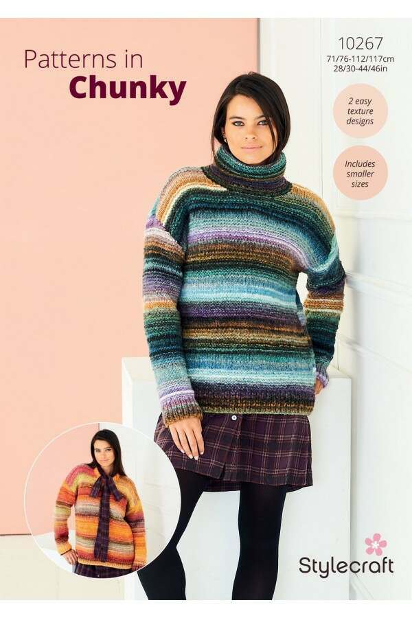 Stylecraft 10267 Sweaters in Dream Cloud Chunky Leaflet