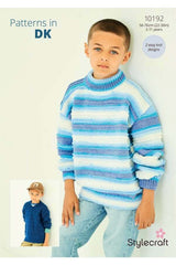Stylecraft 10192 Sweaters in Merry Go Round DK or Special DK Leaflet