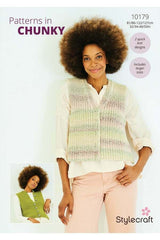Stylecraft 10179 Waistcoats in Moorland Chunky and Softie Leaflet