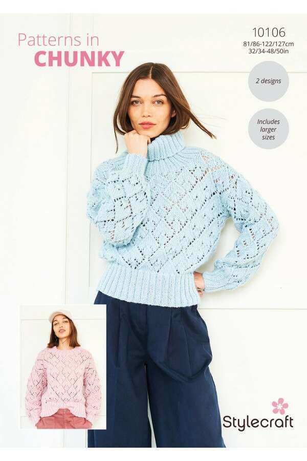 Stylecraft 10106 Sweaters in Softie Leaflet