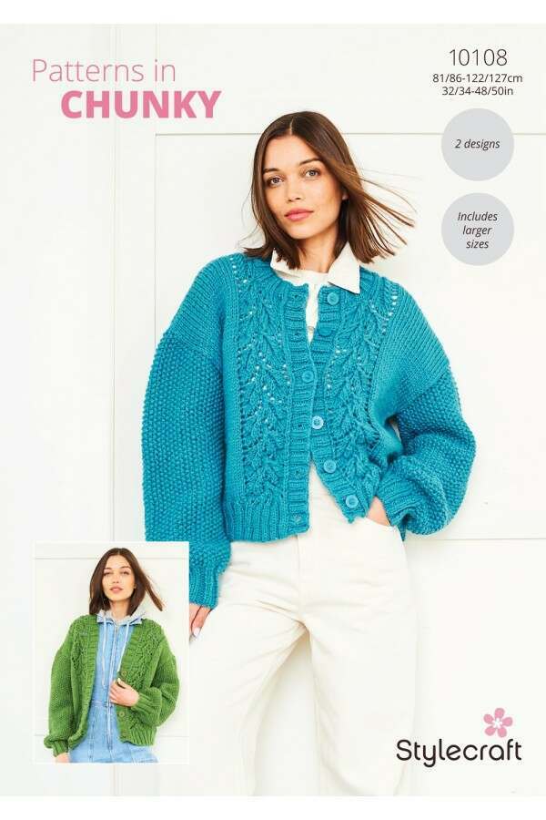 Stylecraft 10108 Cardigans in Softie Leaflet