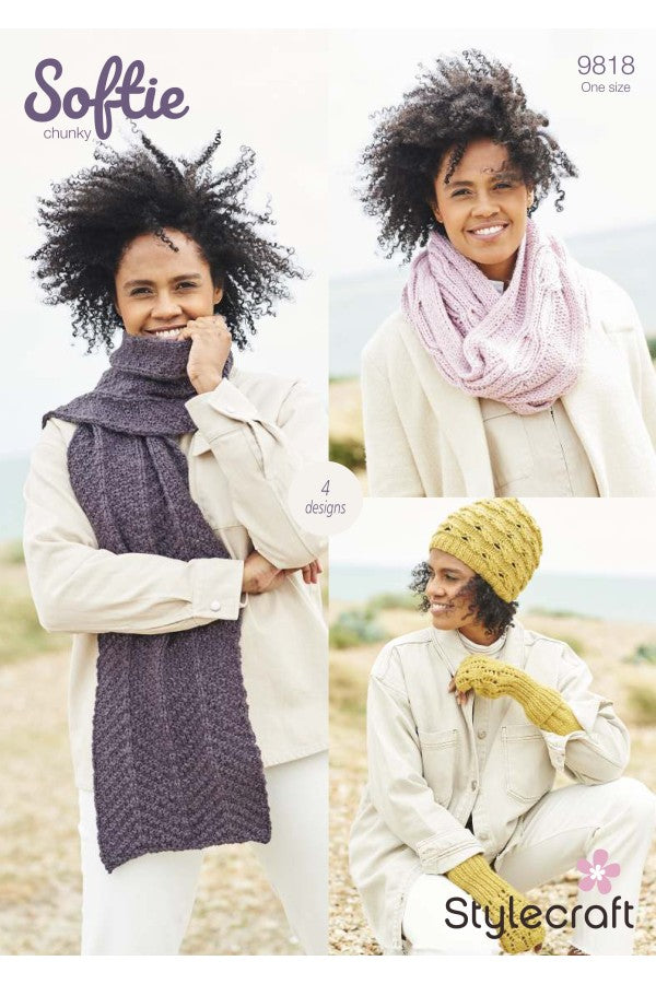 Stylecraft 9818 Accessories in Softie Chunky Leaflet