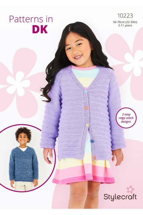 Stylecraft 10223 Sweater and Cardigan in Special DK Leaflet