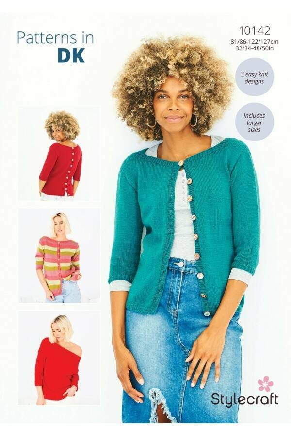Stylecraft 10142 Sweaters and Cardigans in Special DK Leaflet