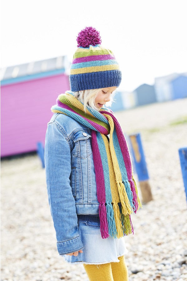 Stylecraft 9705 Sweater, Scarf and Hat in Bellissima DK Leaflet