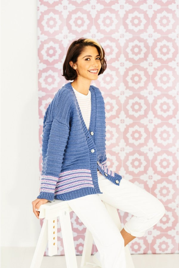 Stylecraft 9847 Cardigan and Sweater in Bellissima DK Leaflet