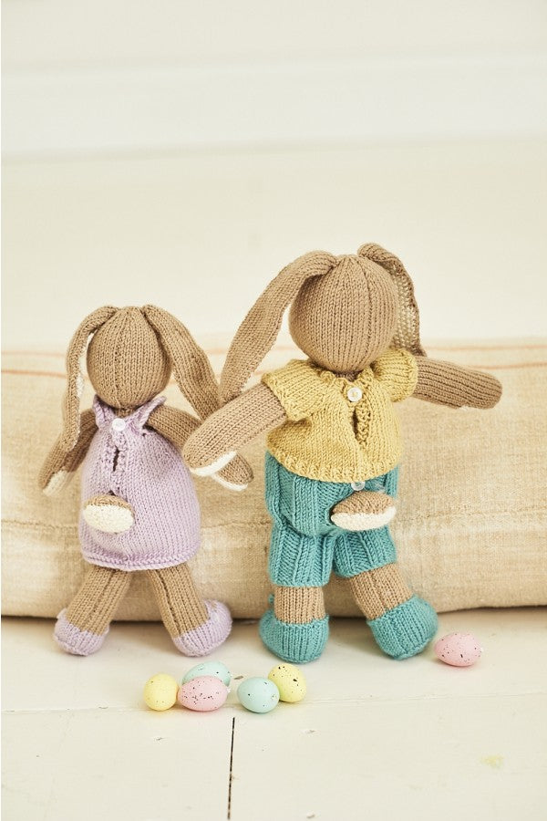 Stylecraft 9855 Bunny Toys and Jacket in Bambino DK and Bellissima DK Leaflet