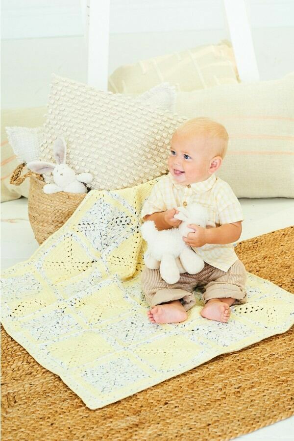Stylecraft 10204 Blankets in Bambino Dotty DK and Bambino DK Leaflet