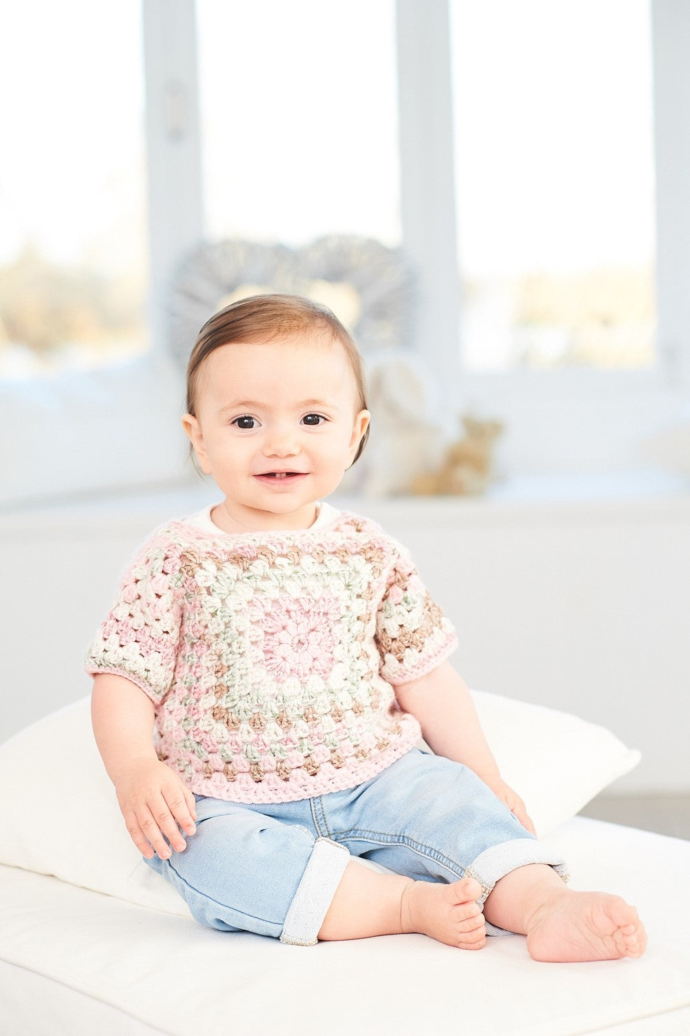 Stylecraft 10065 Crochet Tops and Blankets in Bambino DK and Bambino Print DK Pattern