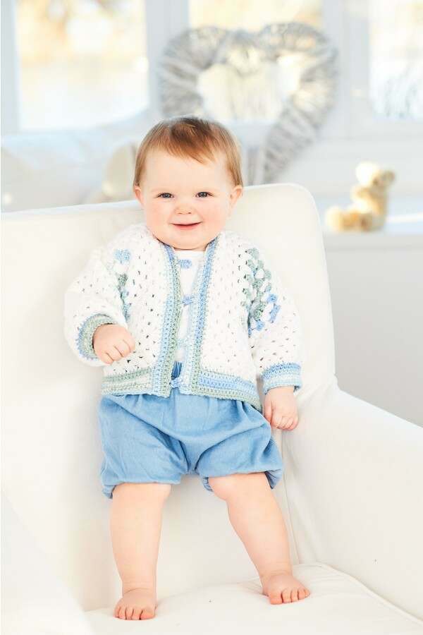 Stylecraft 10067 Crochet Cardigans in Bambino DK and Bambino Print DK Leaflet