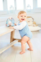 Stylecraft 10068 Sweater, Romper and Blanket in Bambino DK and Bambino Print DK Leaflet