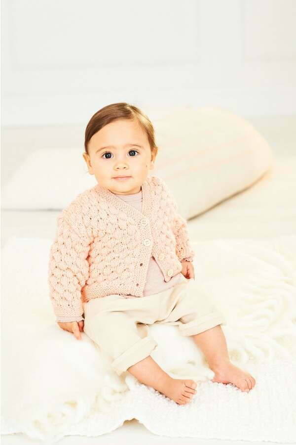 Stylecraft 10164 Cardigans in Soft Baby Easy Stripes DK and Bambino DK Leaflet