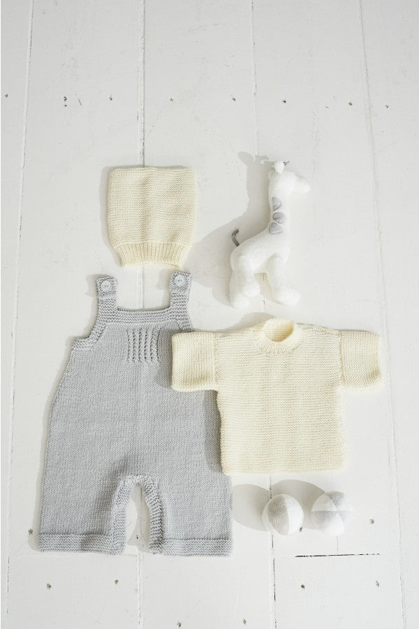 Stylecraft 9498 T-Shirt, Dungarees and Hat in Bambino DK Leaflet