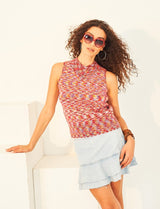 Stylecraft 10131 Sweater and Tank in Colour Burst DK leaflet