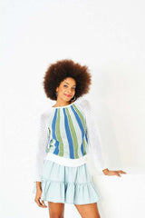 Stylecraft 10218 Crochet Top and Sweater in Cotton Twist DK Leaflet