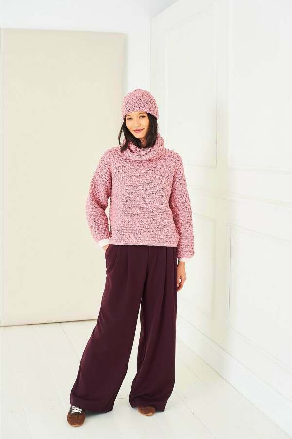 Stylecraft 10286 Crochet Sweater, Tank and Hat in Naturals - Pure Wool or Life DK Leaflet