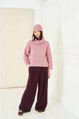 Stylecraft 10286 Crochet Sweater, Tank and Hat in Naturals - Pure Wool or Life DK Leaflet