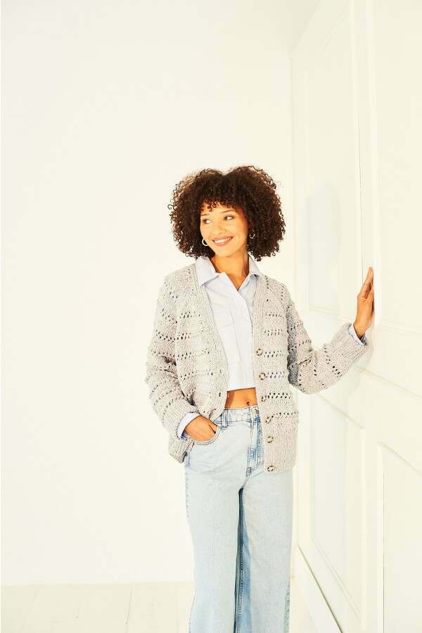 Stylecraft 10157 Cardigans in Soft Pastels Aran Leaflet