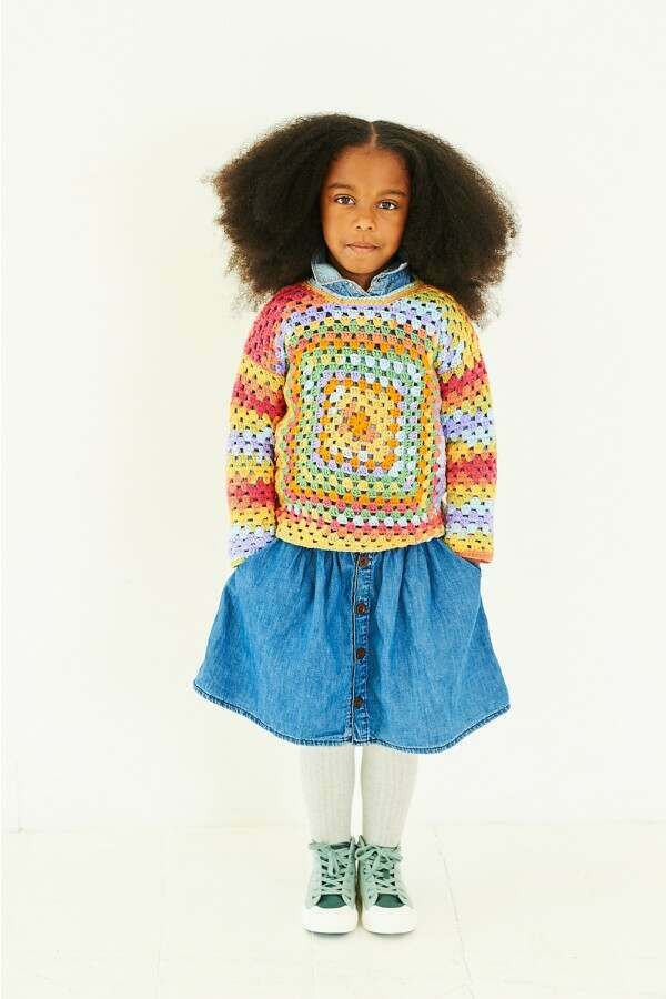 Stylecraft 10196 Crochet Sweaters in Merry Go Round DK and Special DK Leaflet