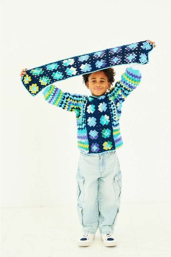 Stylecraft 10198 Cardigan, Sweater and Scarf in Merry Go Round DK and Special DK Leaflet