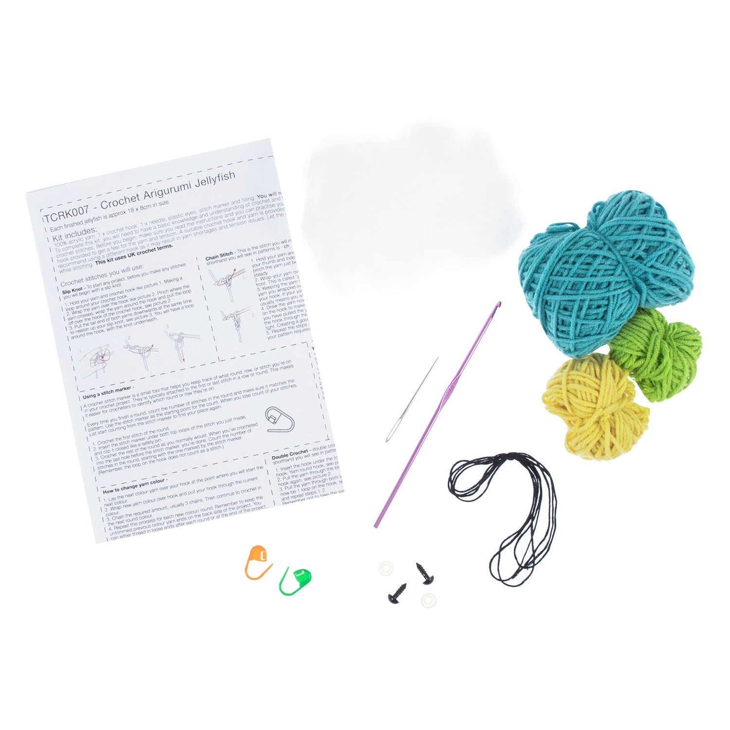 Jellyfish Amigurumi Crochet Kit