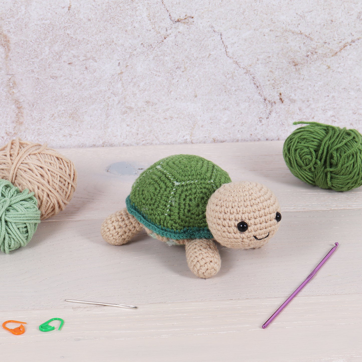 Tortoise Amigurumi Crochet Kit