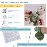Tortoise Amigurumi Crochet Kit