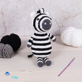 Zebra Amigurumi Crochet Kit