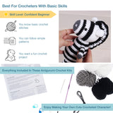 Zebra Amigurumi Crochet Kit