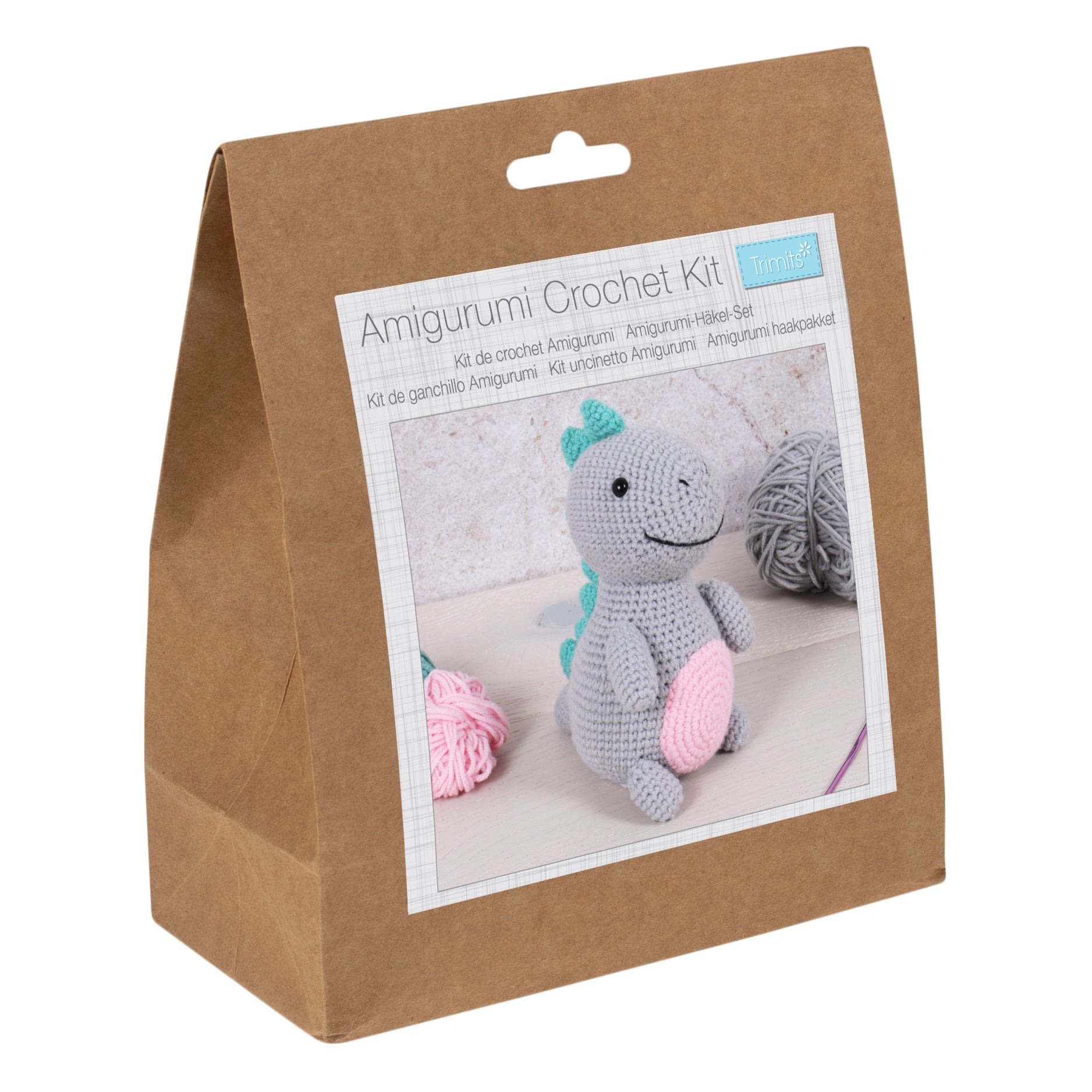 Dinosaur Amigurumi Crochet Kit