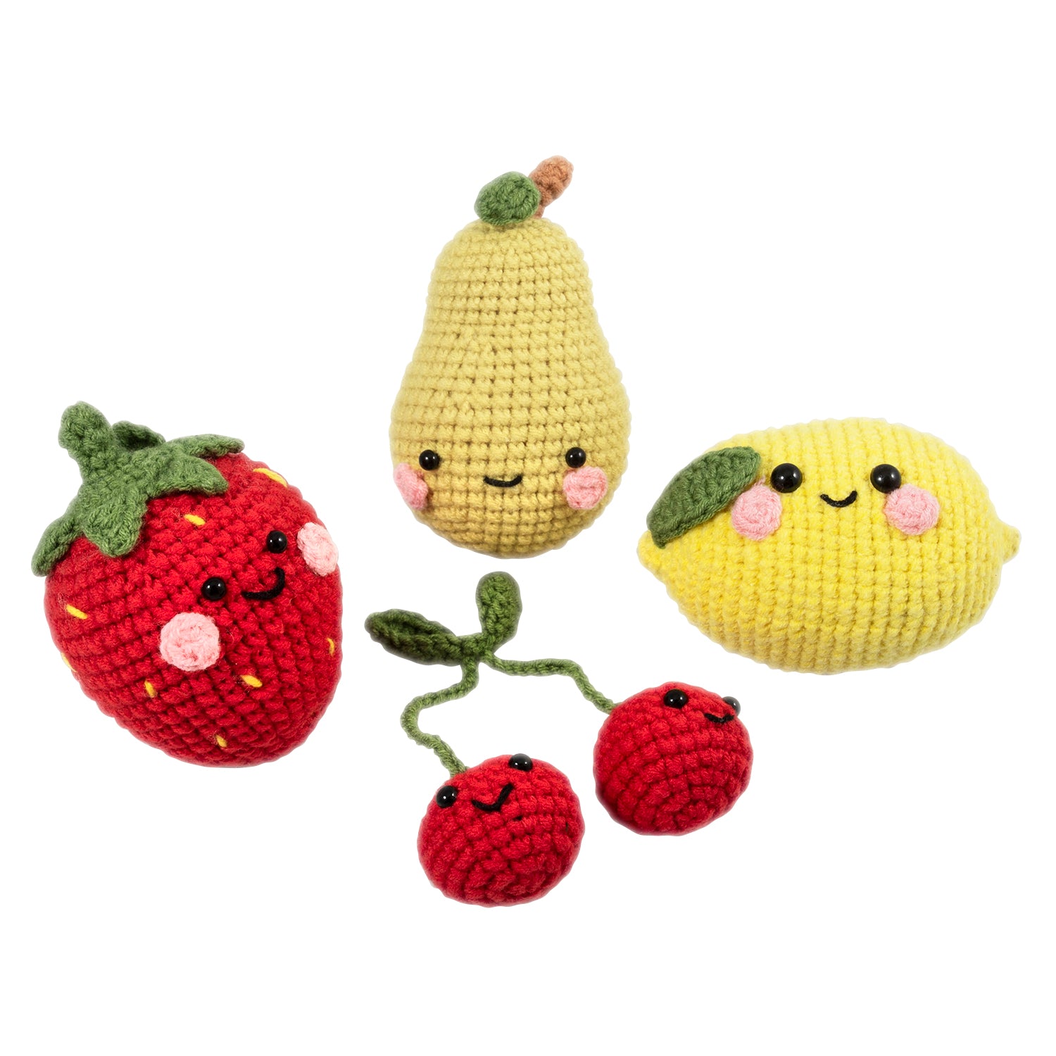 Fruits 4 Pieces  Amigurumi Crochet Kit