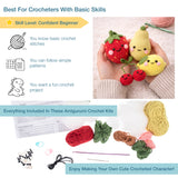 Fruits 4 Pieces  Amigurumi Crochet Kit