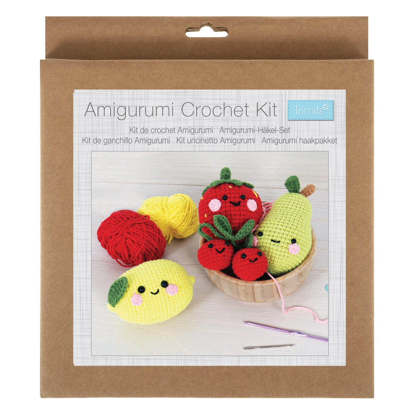 Fruits 4 Pieces  Amigurumi Crochet Kit